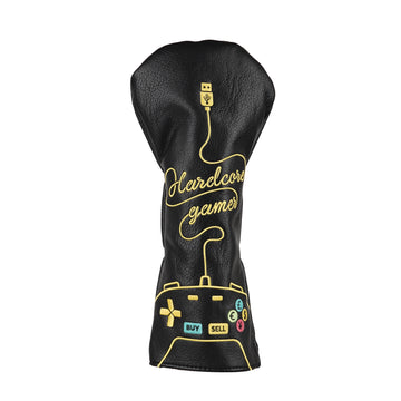Black PU Controller Driver Head Cover